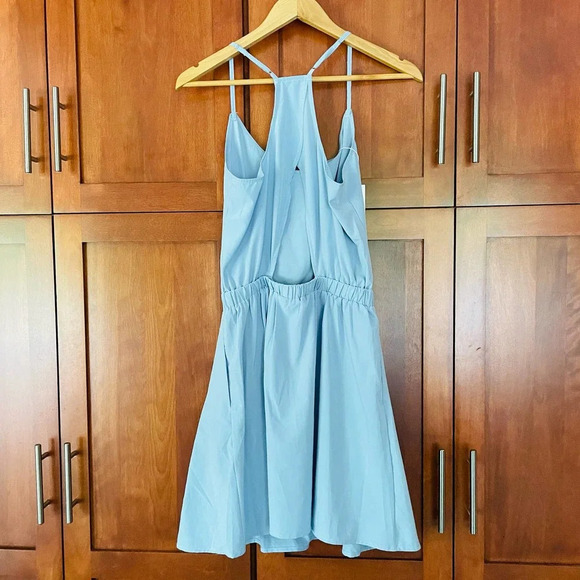 Halara Breezeful Slip Dress Lightweight Adjustable Straps Pleated Mini Size XS - Picture 6 of 9